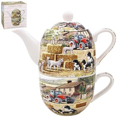 The Leonardo Collection Collie & Sheep by Macneil Studios Tea Set The Leonardo Collection Collie & Sheep by Macneil Studios Tea Set