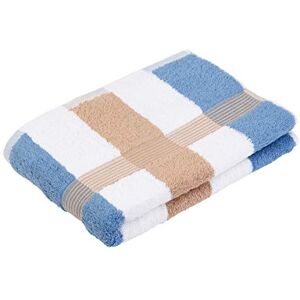 Gözze Chestnut Brown White Fjord Striped Cotton Shower Towel - Towel Gözze Chestnut Brown White Fjord Striped Cotton Shower Towel - Towel