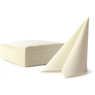 VelaHub Soft Point 50 High-Quality Disposable Napkin 38 x 38 cm 1/4 Fold Champagne VelaHub Soft Point 50 High-Quality Disposable Napkin 38 x 38 cm 1/4 Fold Champagne