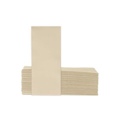 VelaHub Soft Point 50 Napkins, 1/8 Fold, High-Quality Disposable Napkins, 32 x 38 cm, Champagne VelaHub Soft Point 50 Napkins, 1/8 Fold, High-Quality Disposable Napkins, 32 x 38 cm, Champagne