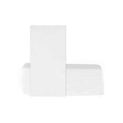 VelaHub Soft Point 50 Napkins, 1/8 Fold, High-Quality Disposable Napkins, 39 x 38 cm, White VelaHub Soft Point 50 Napkins, 1/8 Fold, High-Quality Disposable Napkins, 39 x 38 cm, White