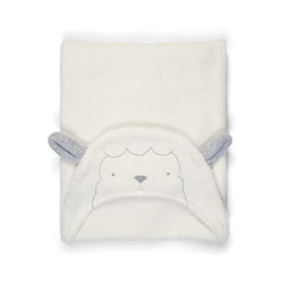 Mamas & Papas Soft Hooded Baby Towel, Lamb Mamas & Papas Soft Hooded Baby Towel, Lamb