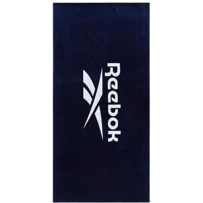 Reebok Positano Beach Towel Cotton Beach Towel with Velour Facing Large Beach Towel for Adults Quick-Dry & Soft For Pool, Sun Lounger & Holiday Essentials 70 x 140cm Vector Navy Reebok Positano Beach Towel Cotton Beach Towel with Velour Facing Large Beach Towel for Adults Quick-Dry & Soft For Pool, Sun Lounger & Holiday Essentials 70 x 140cm Vector Navy