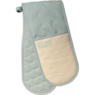 The Great British Bake Off Cotton Textiles Kitchen Set, Oven Gloves & Chef Apron, Heat Resistent Pot Holder Cooking Gloves, Official GBBO Logo, Duck Egg Blue, One Size The Great British Bake Off Cotton Textiles Kitchen Set, Oven Gloves & Chef Apron, Heat Resistent Pot Holder Cooking Gloves, Official GBBO Logo, Duck Egg Blue, One Size