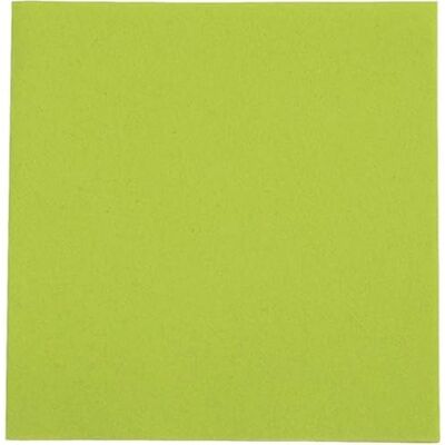 ABENA Green Paper Napkins, Disposable Party Napkins, 40x40cm, Pack of 50 ABENA Green Paper Napkins, Disposable Party Napkins, 40x40cm, Pack of 50