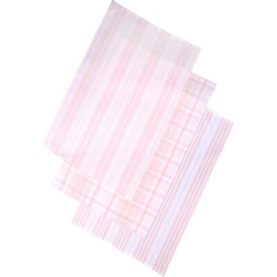 Dexam Love Colour Set of 3 Extra-Large Cotton Tea Towels Blush Dexam Love Colour Set of 3 Extra-Large Cotton Tea Towels Blush