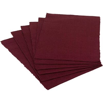 DII BlackBerry Ribbed Cotton Placemat - Placemat DII BlackBerry Ribbed Cotton Placemat - Placemat