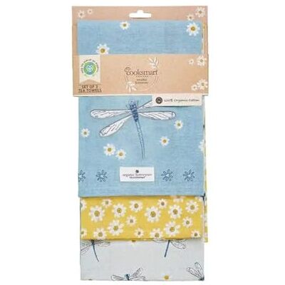Cooksmart English Meadow 3 Pack Tea Towels Cooksmart English Meadow 3 Pack Tea Towels