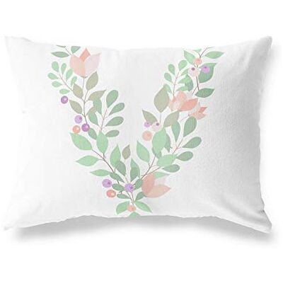 Bonamaison , Decorative Cushion Cover 100% Polyester 35x50cm Designed and Manufactured in Turkey Bonamaison , Decorative Cushion Cover 100% Polyester 35x50cm Designed and Manufactured in Turkey
