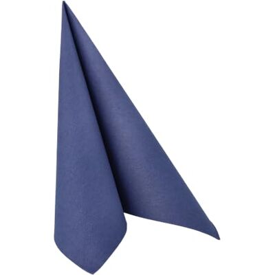 Papstar Royal Collection 11605 Serviettes with 1/4 Fold 40 x 40 cm Dark Blue Pack of 50 Papstar Royal Collection 11605 Serviettes with 1/4 Fold 40 x 40 cm Dark Blue Pack of 50