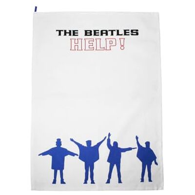 Half Moon Bay The Beatles Help Band logo Tea Towel One Size Half Moon Bay The Beatles Help Band logo Tea Towel One Size