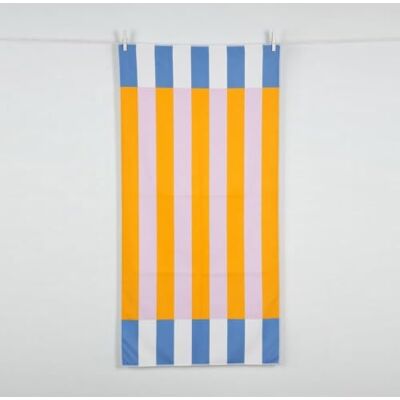 GC GAVENO CAVAILIA Beach Towel for Adults Premium Microfibre Stripe Towel, Lightweight & Quick Dry Soft Sand Free Beach Towls, Ideal for Travel & Swimming Towel (70 x 152 cm) Orange GC GAVENO CAVAILIA Beach Towel for Adults Premium Microfibre Stripe Towel, Lightweight & Quick Dry Soft Sand Free Beach Towls, Ideal for Travel & Swimming Towel (70 x 152 cm) Orange