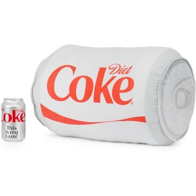 The Gift Scholars Official Diet Coke Plush Pillow – Soft 40cm Silver Can Throw Pillow, Officially Licensed Coca-Cola Merchandise, Retro Decorative Cushion for Home & Office The Gift Scholars Official Diet Coke Plush Pillow – Soft 40cm Silver Can Throw Pillow, Officially Licensed Coca-Cola Merchandise, Retro Decorative Cushion for Home & Office