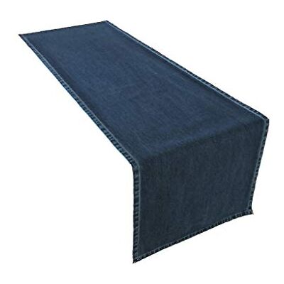 Lemos Home Denim Cotton Table Runner Blue Premium Quality Lemos Home Denim Cotton Table Runner Blue Premium Quality