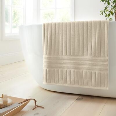 Bianca Hotel Cotton 100x150cm Bath Sheet Natural Bianca Hotel Cotton 100x150cm Bath Sheet Natural