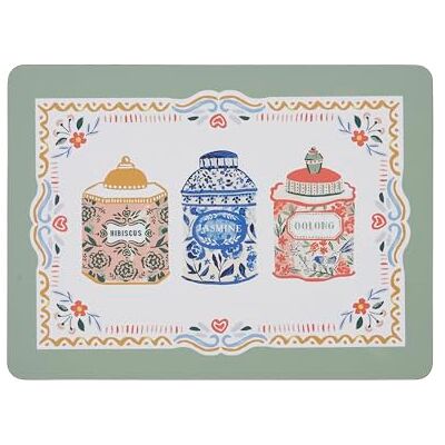 Ulster Weavers Vintage Tea Tins Place Mats for Table 4x Pieces (21 x 29 x 0.5cm) Vintage Cork Placemats Set of 4 Vintage Kitchen Accessories British Table Mats with Tea Tins Vintage Decor Ulster Weavers Vintage Tea Tins Place Mats for Table 4x Pieces (21 x 29 x 0.5cm) Vintage Cork Placemats Set of 4 Vintage Kitchen Accessories British Table Mats with Tea Tins Vintage Decor