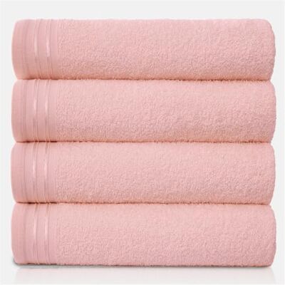 GC GAVENO CAVAILIA Large Towels Bath Sheet Highly Absorbent Egyptian Cotton Towel Set 4 Pack Extra Soft Blush Pink Quick Dry Sheets 450 GSM Washable Towels, 75 X 135 Cm GC GAVENO CAVAILIA Large Towels Bath Sheet Highly Absorbent Egyptian Cotton Towel Set 4 Pack Extra Soft Blush Pink Quick Dry Sheets 450 GSM Washable Towels, 75 X 135 Cm