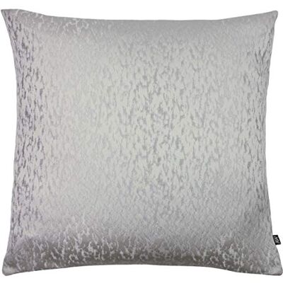 Ashley Wilde Andesite Feather Filled Cushion, Polyester, Platinum/Silver Ashley Wilde Andesite Feather Filled Cushion, Polyester, Platinum/Silver