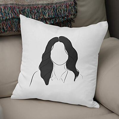 Bonamaison , Decorative Cushion Cover 50% Cotton 50% Polyester 43x43cm Designed and Manufactured in Turkey Bonamaison , Decorative Cushion Cover 50% Cotton 50% Polyester 43x43cm Designed and Manufactured in Turkey