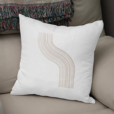 Bonamaison , Decorative Cushion Cover 50% Cotton 50% Polyester 43x43cm Designed and Manufactured in Turkey Bonamaison , Decorative Cushion Cover 50% Cotton 50% Polyester 43x43cm Designed and Manufactured in Turkey