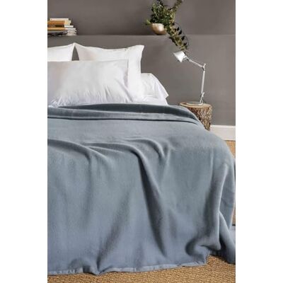 Toison d’or Toison d'or Victoria Lambswool Blanket Plain, 240 cm x 300 cm Size, Graphite Grey Toison d’or Toison d'or Victoria Lambswool Blanket Plain, 240 cm x 300 cm Size, Graphite Grey