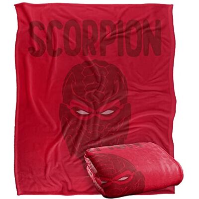 LOGOVISION MORTAL KOMBAT 9 Blanket, 152 x 127 cm Scorpion Icon Silky Touch Super Soft Throw Blanket LOGOVISION MORTAL KOMBAT 9 Blanket, 152 x 127 cm Scorpion Icon Silky Touch Super Soft Throw Blanket