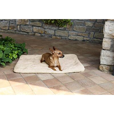 Italian Bed Linen Sogni e Capricci Super Soft Mat, Cream, 104X75CM, Polyester, 104 x 75 cm Italian Bed Linen Sogni e Capricci Super Soft Mat, Cream, 104X75CM, Polyester, 104 x 75 cm