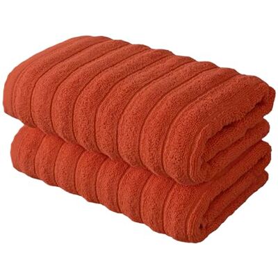 BERIBO Cloud Turkish Towel Set 100% Cotton 620gsm (Burnt Terracotta, 2 Hand Towels) BERIBO Cloud Turkish Towel Set 100% Cotton 620gsm (Burnt Terracotta, 2 Hand Towels)