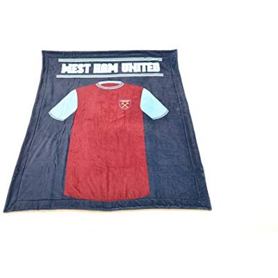 USP West Ham Utd FC Team Ultimate Luxury Fleece Throw Blanket Navy, 178 x 153cm Licensed Product USP West Ham Utd FC Team Ultimate Luxury Fleece Throw Blanket Navy, 178 x 153cm Licensed Product