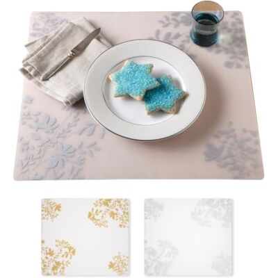 modern-twist Tabletop, Dining, Decoration, Modern Design, Silicone, Floral-Silver, Jardin modern-twist Tabletop, Dining, Decoration, Modern Design, Silicone, Floral-Silver, Jardin