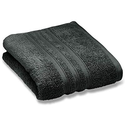 Catherine Lansfield Cotton Charcoal Bath Towel - Bath Towel Catherine Lansfield Cotton Charcoal Bath Towel - Bath Towel