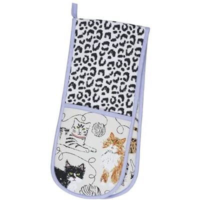 Ulster Weavers Feisty Cats Double Oven Gloves (88 x 18cm) 100% Cotton Cat & Leopard Print Oven Gloves Heat Resistant Washable Leopard Oven Gloves Cat Kitchen Accessories Cat Lovers Gifts Ulster Weavers Feisty Cats Double Oven Gloves (88 x 18cm) 100% Cotton Cat & Leopard Print Oven Gloves Heat Resistant Washable Leopard Oven Gloves Cat Kitchen Accessories Cat Lovers Gifts