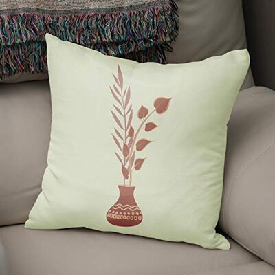 Bonamaison , Decorative Cushion Cover 50% Cotton 50% Polyester 43x43cm Designed and Manufactured in Turkey Bonamaison , Decorative Cushion Cover 50% Cotton 50% Polyester 43x43cm Designed and Manufactured in Turkey