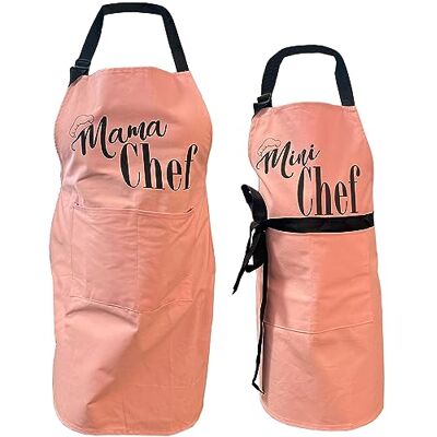 BASHOUT Mother, Daughter Apron Set (2 pcs) Mama Chef plus Mini Chef Matching Aprons Cooking Baking Adjustable Mom and Child Pink Aprons Mother’s Day, Christmas Mommy and Daughter Kitchen Aprons, BASHOUT Mother, Daughter Apron Set (2 pcs) Mama Chef plus Mini Chef Matching Aprons Cooking Baking Adjustable Mom and Child Pink Aprons Mother’s Day, Christmas Mommy and Daughter Kitchen Aprons,