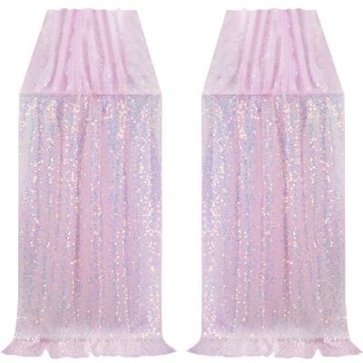 B-COOL 10ft Iridescent Pink Table Runner 2pcs 27X120inch Mermaid Sequin Table Runners for Valentine's Day Girls Mermaid Baby Shower Birthday Party Wedding B-COOL 10ft Iridescent Pink Table Runner 2pcs 27X120inch Mermaid Sequin Table Runners for Valentine's Day Girls Mermaid Baby Shower Birthday Party Wedding