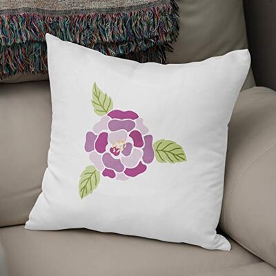 Bonamaison , Decorative Cushion Cover 50% Cotton 50% Polyester 43x43cm Designed and Manufactured in Turkey Bonamaison , Decorative Cushion Cover 50% Cotton 50% Polyester 43x43cm Designed and Manufactured in Turkey