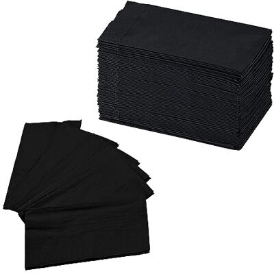 Perfect Stix Perfectware 2 Ply Black Dinner Napkin Pack of 125 Perfect Stix Perfectware 2 Ply Black Dinner Napkin Pack of 125