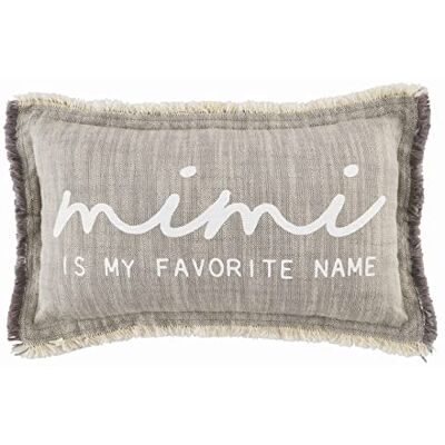 Mud Pie , Mimi Grandmother Small Pillow, 15" x 9 Mud Pie , Mimi Grandmother Small Pillow, 15" x 9