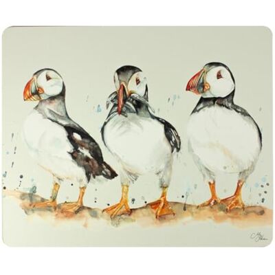 Nauticalia Meg Hawkins Puffin Trio Placemats, Set of 4, Nicht Zutreffend Nauticalia Meg Hawkins Puffin Trio Placemats, Set of 4, Nicht Zutreffend