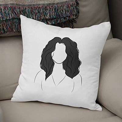 Bonamaison , Decorative Cushion Cover 50% Cotton 50% Polyester 43x43cm Designed and Manufactured in Turkey Bonamaison , Decorative Cushion Cover 50% Cotton 50% Polyester 43x43cm Designed and Manufactured in Turkey