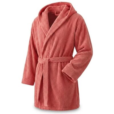Top Towel Elegant Women's and Men's Bathrobe 100% Cotton, 500 g/m² Hooded or Without Hood Soft and Absorbent for Shower, Spa and Pool, Cauldron, M Top Towel Elegant Women's and Men's Bathrobe 100% Cotton, 500 g/m² Hooded or Without Hood Soft and Absorbent for Shower, Spa and Pool, Cauldron, M