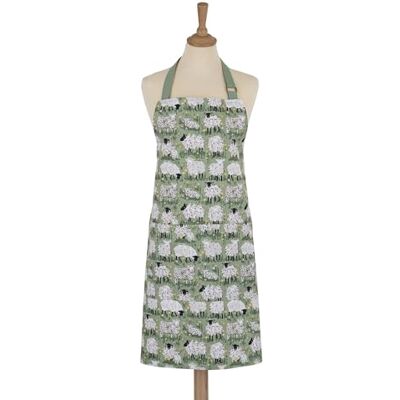 Ulster Weavers Woolly Sheep Apron Cotton One Size in Green Ulster Weavers Woolly Sheep Apron Cotton One Size in Green