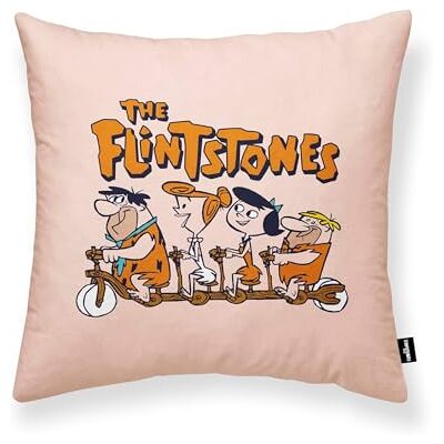 BL BELUM BELUM 100% Cotton Cartoon-themed Multicoloured Flintstones Decorative Pillow Cover, 45 x 45 cm, 1 Count BL BELUM BELUM 100% Cotton Cartoon-themed Multicoloured Flintstones Decorative Pillow Cover, 45 x 45 cm, 1 Count