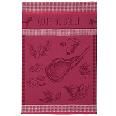 Coucke Cotton Tea Towel, Savoury Delights, (Cote de Beeuf) Coucke Cotton Tea Towel, Savoury Delights, (Cote de Beeuf)