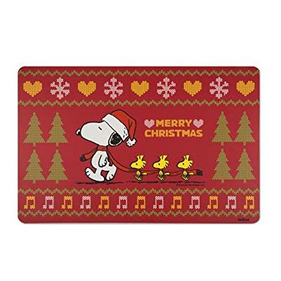 Excelsa Peanuts Xmas Placemat, PP Plastic, 43.5 x 29 cm, Reusable Excelsa Peanuts Xmas Placemat, PP Plastic, 43.5 x 29 cm, Reusable