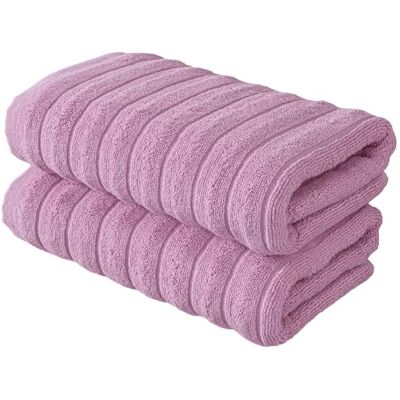BERIBO Cloud Turkish Towel Set 100% Cotton 620gsm (Lavender Fog, 2 Hand Towels) BERIBO Cloud Turkish Towel Set 100% Cotton 620gsm (Lavender Fog, 2 Hand Towels)
