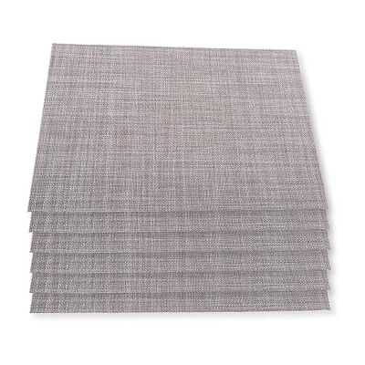 RB RENBERG Plain – Set of Six Placemats – Made of 70% PVC and 30% Polyester – Cream Tablecloths – Resistant and Easy to Wash and Store RB RENBERG Plain – Set of Six Placemats – Made of 70% PVC and 30% Polyester – Cream Tablecloths – Resistant and Easy to Wash and Store