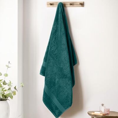 Bianca Supima Cotton 100x150cm Bath Sheet Teal Green Bianca Supima Cotton 100x150cm Bath Sheet Teal Green