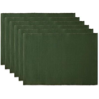 DII Basic Everyday Rectangular Cotton Placemat Set - Table Type DII Basic Everyday Rectangular Cotton Placemat Set - Table Type