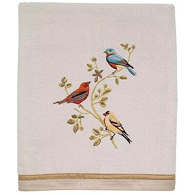Avanti Linens Bath Towel, Soft & Absorbent, Nature Bathroom Decor (Gilded Birds Collection) Avanti Linens Bath Towel, Soft & Absorbent, Nature Bathroom Decor (Gilded Birds Collection)